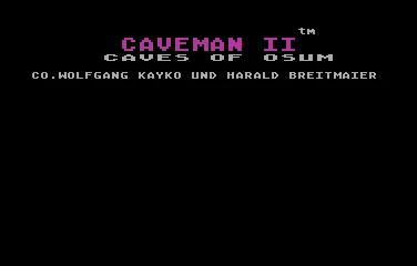 Caveman 2 - Caves Of Osum box art