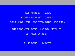 Alphabet Zoo box art