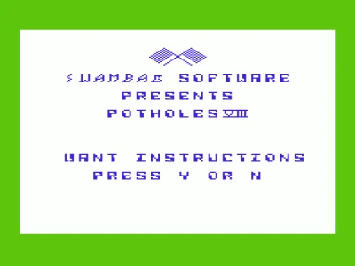 Potholes V I I I box art