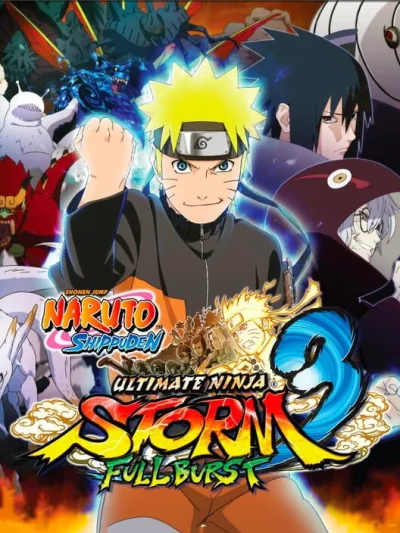 Naruto Shippuden: Ultimate Ninja Storm 3 Full Burst box art