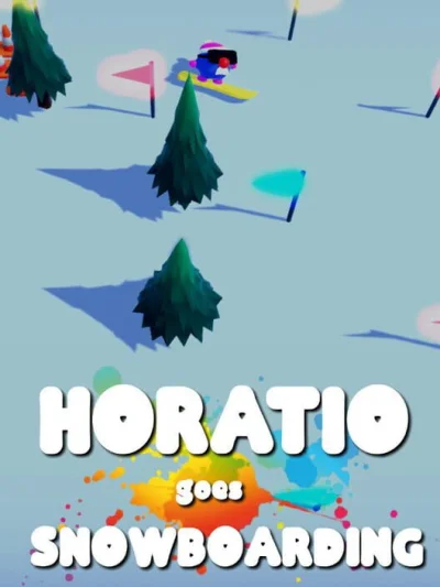 Horatio Goes Snowboarding box art