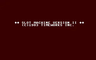 Slot Machine Version II box art