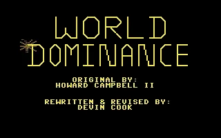 World Dominance box art