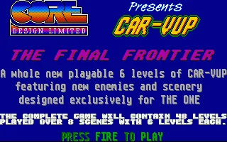 CarVup - The Final Frontier box art