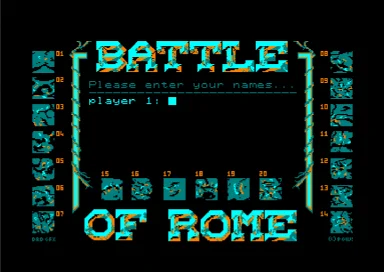 Battle Of Rome box art