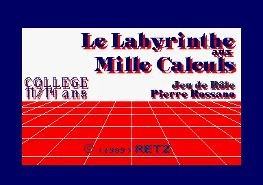 Labyrinthe Aux Mille Calculs, Le box art