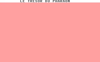 Le Trésor du Pharaon box art