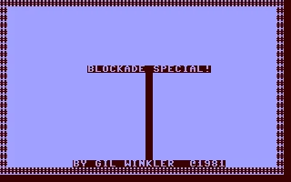 Blockade Special! box art