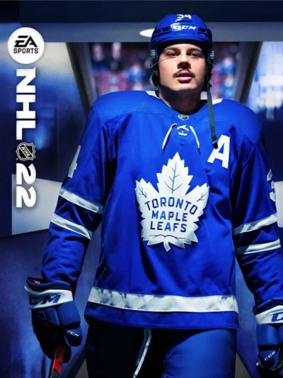 NHL 22 box art