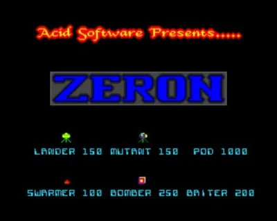 Zeron box art