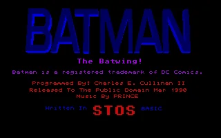 Batman - The Batwing box art