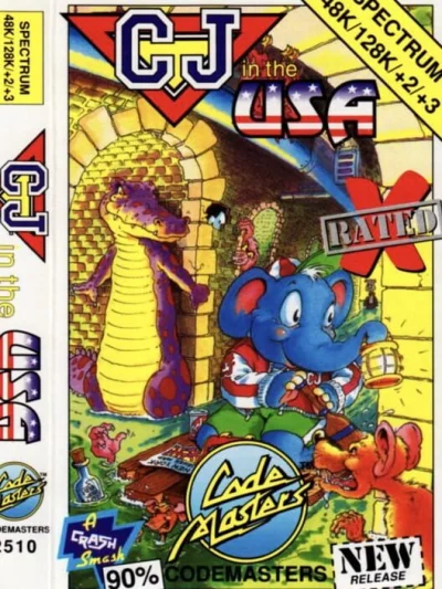 CJ in the USA box art