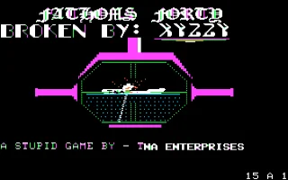 Fathoms Forty box art