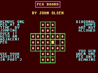 Peg Board box art