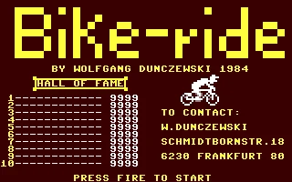 Bike-Ride box art