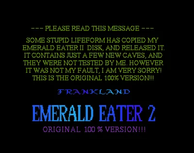 Emerald Eater 2 - Original Version box art