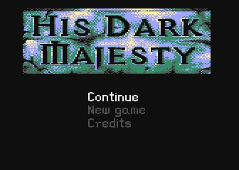 His Dark Majesty box art