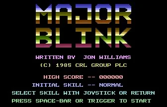 Major Blink box art