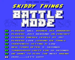 Skiddy Things Battle Mode box art