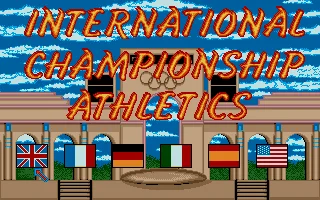 International Championship Athletics box art