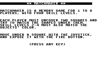 Matchmaker box art