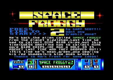Space Froggy 2 box art
