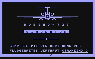 Boeing-727 Simulator box art