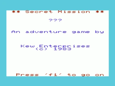 Secret Mission box art