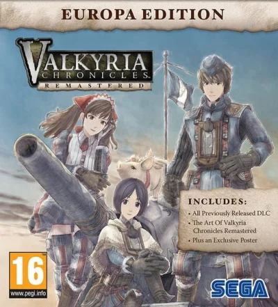 Valkyria Chronicles: Remastered - Europa Edition box art