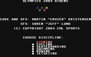 Olympics 2004 Athens box art