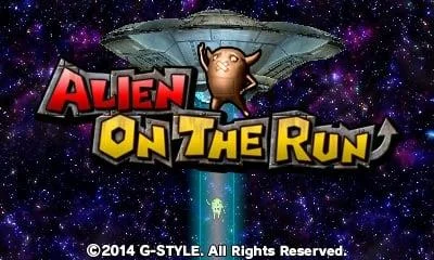 Alien On The Run box art