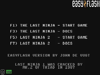 Last Ninja 1 + 2 box art