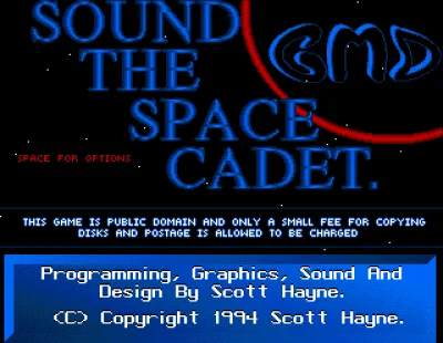Sound The Space Cadet box art