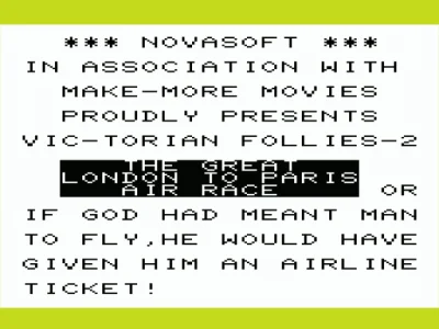 The Great London to Paris Air Race box art