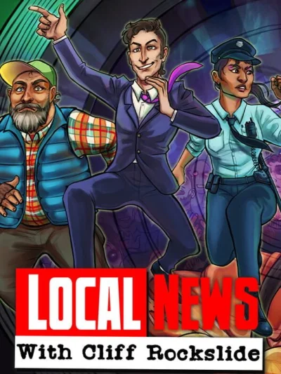 Local News with Cliff Rockslide box art