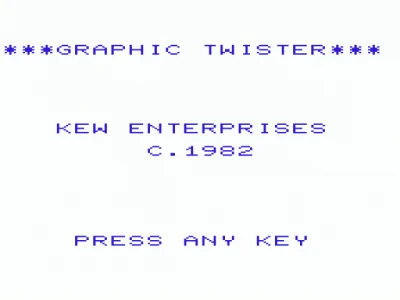 Graphic Twister box art