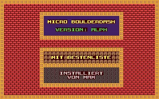 Micro Boulderdash Alph box art