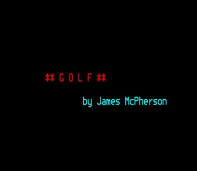 Golf box art
