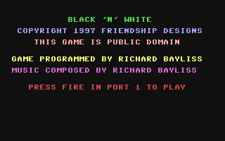 Black 'n' White box art