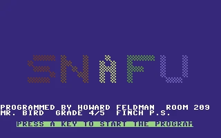 Snafu box art