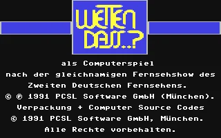 Wetten Dass.. box art