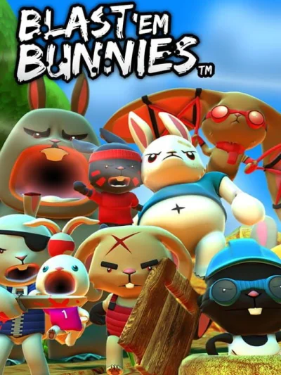 Blast 'Em Bunnies box art