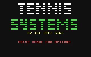 Tennis Systems box art