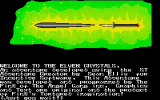 Elven Crystals, The box art