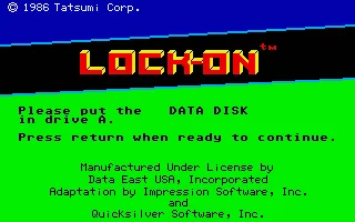 Lock-On box art