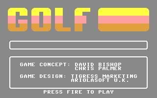 Golf Construction Set box art