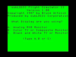 Flight Simulator 2 box art