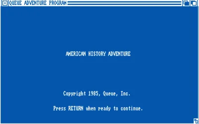 American History Adventure box art