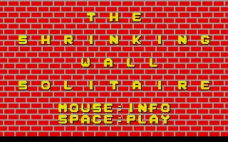 Shrinking Wall Solitaire, The box art