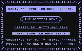 The Gitty's News box art